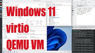 Windows 11 using virtio QEMU virtual machine VM tutorial for beginners  July 2023  331c0494 [upl. by Herod]