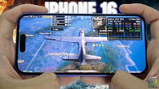 iPhone 16 test game PUBG Mobile  Apple A18 [upl. by Pascasia]