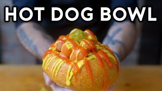 Tim Robinson’s Hot Dog Bowl from Detroiters  Binging with Babish [upl. by Analaj]