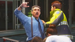 SpiderMan 2  Meeting J Jonah Jameson Funny Scene [upl. by Namref963]