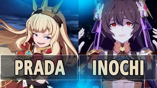 GBVSR🔥Prada Cagliostro Vs Inochi Nier🔥 High Level Gameplay [upl. by Netsua]