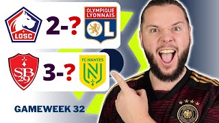 Ligue 1 Gameweek 32 Predictions amp Betting Tips [upl. by Yduj76]