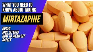 Mirtazapine Remeron  Starting Increasing amp Tapering Doses For Insomnia Anxiety amp Depression [upl. by Genesa208]