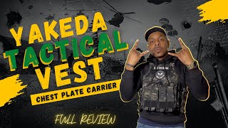 Yakeda Tactical VestChest Plate Carrier  FULL REVIEW [upl. by Reinke]