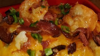 Shrimp Baked Potatoes  Twice baked [upl. by Etnasa205]