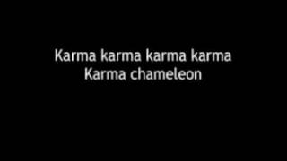 Karma chameleon Boy George  lyrics [upl. by Naynek]