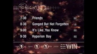 WIN Television  Lineup and Ident 6121999 [upl. by Aicen530]