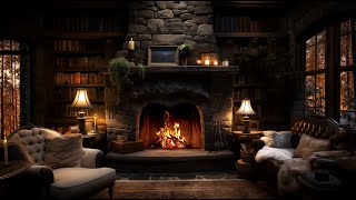 🔥Wintertime Whispers Deep Sleep Instantly with Fireplace Sounds  ASMR [upl. by Laise131]