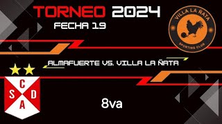 Almafuerte vs La Ñata 8va div Fecha 19 Torneo 2024 [upl. by Hakkeber557]