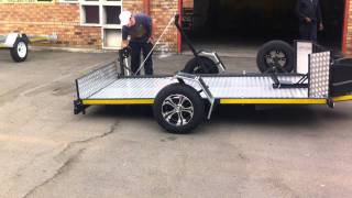 Ground Loading Trailer by Ground Zero Trailers  PART 1  The Affordable Ground Loading Trailer [upl. by Allwein714]