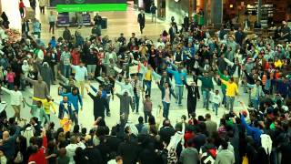 Zain Kuwait Flash mob HD [upl. by Ellemac]