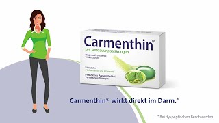 So wirkt Carmenthin® bei Blähungen Völlegefühl und Schmerzen [upl. by Ocram]