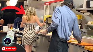 Waffle house employee is left alone in restaurant then customers do something shocking [upl. by Roach225]