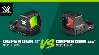 DefenderCCW™ Micro Red Dot vs DefenderST™ Micro Red Dot [upl. by Lein]