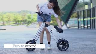 TopMate ES32 Foldable Electric Scooter [upl. by Elbring701]