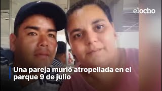 UNA PAREJA MURIÓ ATROPELLADA EN EL PARQUE 9 DE JULIO [upl. by Zirtaeb340]