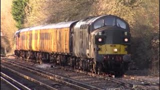 Colas Class 37 Test Train at Lenham and Beechbrook Farm Loop 412020 [upl. by Terena387]