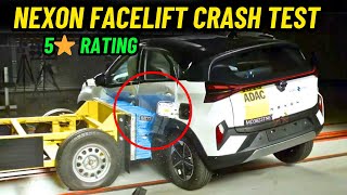 TATA NEXON FACELIFT AMAZING PERFORMRNCE IN GLOBAL NCAP CRASH TEST😱 [upl. by Notsla]