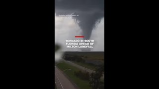 Video shows large and extremely dangerous tornado in Florida [upl. by Melisandra380]