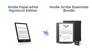 Kindle Paperwhite Signature Edition vs Kindle Scribe  Ultimate Comparison [upl. by Yesnnyl]