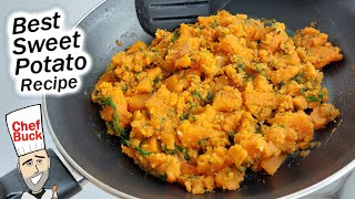 Best Sweet Potato Recipe  Savory Cilantro and Sweet Potato Dish [upl. by Wymore]