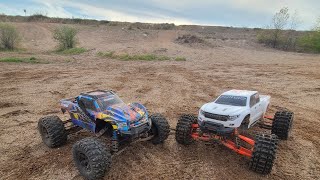 XMAXX HIT THE SAND PITS BIG FUN🥳🥳 NEW LOCATION HOBBYWING 800KV MAX 5GS SYSTEMS LETS ROLL [upl. by Airitak945]