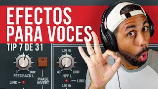 Efectos interesantes para tus voces  Tips para productores 7 de 31 [upl. by Nordna]