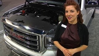 Sassy SpokesModel Stacey Reveals the AllNew GMC Sierra [upl. by Nami934]