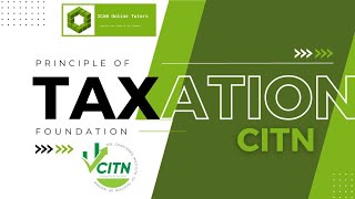 PT  Introduction to Taxation [upl. by Hallutama889]