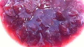 طريقة عمل مربى الفراولة How to make Strawberry Jam [upl. by Sage]