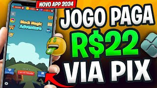 APP de JOGO que GANHA DINHEIRO de VERDADE via PIX 2024 👉Pagando até R22 Rápido💸 App Pagando [upl. by Fidellas]