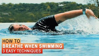 How to Swim For Beginners  How to Breathe When Swimming  Freestyle Swimming For Beginners [upl. by Whyte]