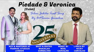 Konkani Silver Jubilee Toast Song  Piedade Culet amp Veronica  Toast Song by ArtSimon Gonsalves [upl. by Eimirej]