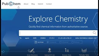 PubChem ZINC DrugBank databases for compounds [upl. by Crowell]