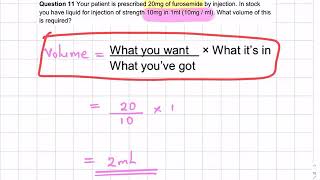 Nursing numeracy test practice for midwifery and university [upl. by Ruthanne217]