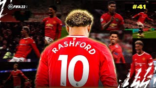 Panggung Pertunjukan Rashford  FIFA 22 Man United Relegation Career Mode 41 [upl. by Mazurek14]