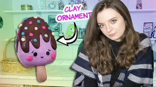 DIY Christmas Ornaments Clay Ornaments [upl. by Donavon]