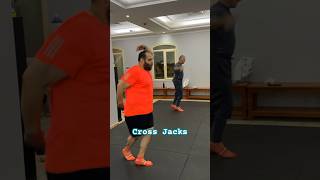 Cross jacks  HIIT FIT Transformation hiit اكسبلور cardioexercise sports fitness [upl. by Lederer]