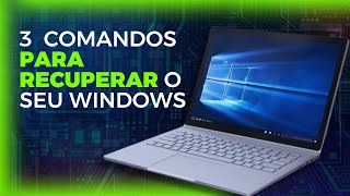 Como RECUPERAR o Windows com Apenas 3 COMANDOS [upl. by Ranson417]