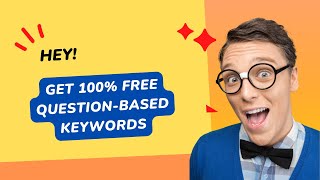 How to Get Question Based Keywords for Blog Posts and FAQs [upl. by Kopp476]