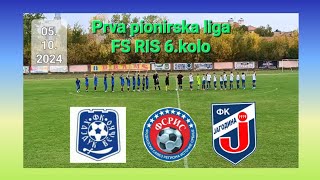 FK HAJDUK VELJKO NEGOTIN  GFK JAGODINA 04 00 Prva pionirska liga FSRIS 2425 6kolo [upl. by Nosle]