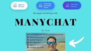 ManyChat  mortgage marketing  how to use messenger bots to generate mortgage leads [upl. by Anilyx]