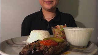 ASMR  KARNIYARIKPİLAV  TÜRKÇE ASMR  TURKISH FOOD [upl. by Graig]