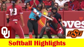 4 Oklahoma State vs 2 Oklahoma Softball Game 2 Highlights May 4 2024 [upl. by Ormiston]