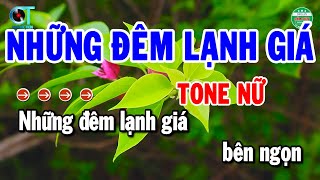 Karaoke Những Đêm Lạnh Giá Tone Nữ Nhạc Sống Cha Cha Mới 2025  Cẩm Tiên Organ [upl. by Odericus]