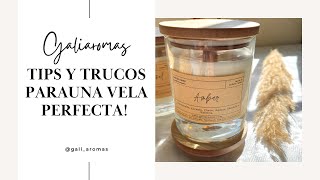 Como hacer velas paso a paso  velas aromáticas  trucos y consejos [upl. by Brest894]