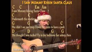 I Saw Mommy Kissing Santa Claus Christmas Strum Guitar Cover  Lyrics Chords [upl. by Bracci]