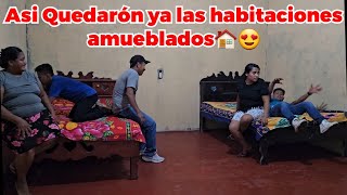 Wow No Creeras🤩Asi de espectacular se ven los Cuartos ya Amueblados🏠😍Norma y Kevin muy Emocionados🥹 [upl. by Weisman]