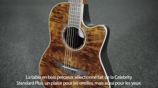 Guitare Ovation Celebrity Standard Plus Mid Cutaway CS24P [upl. by Lemert]