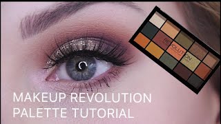 Makeup Revolution Reloaded Iconic Division Palette Tutorial [upl. by Mechling496]